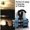 image:imageBody Glove Angler Fit Unisex Adult Life Jacket Nylon Fishing Life Jacket  Coast Guard Approved High Mobility PFD Lightweight Buoyancy Foam Universal and OversizeXLarge