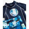 image:imageBody Glove Baby Toddler Boys Swim Set  2 Piece UPF 50 Quick Dry Swim Trunks and Rash Guard for Boys Kids Swimwear 2T4TDark Navy Beach