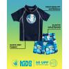 image:imageBody Glove Baby Toddler Boys Swim Set  2 Piece UPF 50 Quick Dry Swim Trunks and Rash Guard for Boys Kids Swimwear 2T4TDark Navy Beach
