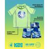 image:imageBody Glove Baby Toddler Boys Swim Set  2 Piece UPF 50 Quick Dry Swim Trunks and Rash Guard for Boys Kids Swimwear 2T4TLime Blue Beach