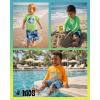 image:imageBody Glove Baby Toddler Boys Swim Set  2 Piece UPF 50 Quick Dry Swim Trunks and Rash Guard for Boys Kids Swimwear 2T4TLime Blue Beach