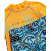 image:imageBody Glove Baby Toddler Boys Swim Set  2 Piece UPF 50 Quick Dry Swim Trunks and Rash Guard for Boys Kids Swimwear 2T4TOrange Swirl Surf