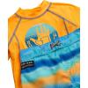 image:imageBody Glove Baby Toddler Boys Swim Set  2 Piece UPF 50 Quick Dry Swim Trunks and Rash Guard for Boys Kids Swimwear 2T4TOrange Turquoise