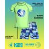 image:imageBody Glove Boys Swim Set  2 Piece Boys Swim Trunks with Rash Guard UV Protection Swimsuit Kids Bathing Suits Sizes 412Lime Beach
