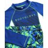 image:imageBody Glove Boys Swim Set  2 Piece Boys Swim Trunks with Rash Guard UV Protection Swimsuit Kids Bathing Suits Sizes 412Navy Green Surfer