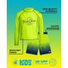 image:imageBody Glove Boys Swim Set  2 Piece Boys Swim Trunks with Rash Guard UV Protection Swimsuit Kids Bathing Suits Sizes 412Neon GreenBlue