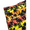 image:imageBody Glove Boys Swim Set  2 Piece Boys Swim Trunks with Rash Guard UV Protection Swimsuit Kids Bathing Suits Sizes 412Neon Yellow Palm Trees