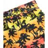 image:imageBody Glove Boys Swim Set  2 Piece Boys Swim Trunks with Rash Guard UV Protection Swimsuit Kids Bathing Suits Sizes 412Orange NeonPalm Trees