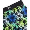 image:imageBody Glove Boys Swim Set  2 Piece Boys Swim Trunks with Rash Guard UV Protection Swimsuit Kids Bathing Suits Sizes 412Royal Blue Palm Trees