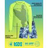 image:imageBody Glove Boys Swim Set  2 Piece Boys Swim Trunks with Rash Guard UV Protection Swimsuit Kids Bathing Suits Sizes 412Yellow Blue Surfer