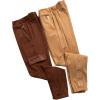image:imageBody Glove Girls Sweatpants  2 Pack Basic Active Fleece Cargo Sweatpants for Girls  Kids Joggers with PocketsBrownSand