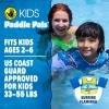 image:imageBody Glove Paddle Pals Learn to Swim Coast Guard Approved Kids Life Jacket PFDSurfing Flamingo