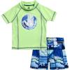 image:imageBody Glove Baby Toddler Boys Swim Set  2 Piece UPF 50 Quick Dry Swim Trunks and Rash Guard for Boys Kids Swimwear 2T4TLime Blue Beach