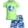 image:imageBody Glove Boys Swim Set  2 Piece Boys Swim Trunks with Rash Guard UV Protection Swimsuit Kids Bathing Suits Sizes 412Lime Beach