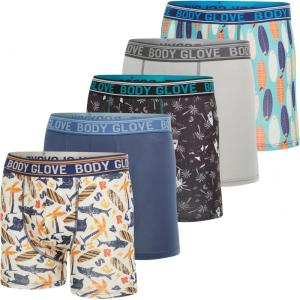 image:imageBody Glove Boys Boxer Briefs Pack of 4 5 or 6 Comfortable and Durable Underwear5pk  Sharks Surfboards Palmtrees  Solids