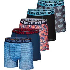 image:imageBody Glove Boys Boxer Briefs Pack of 4 5 or 6 Comfortable and Durable Underwear5pk Gaming Prints  Solids