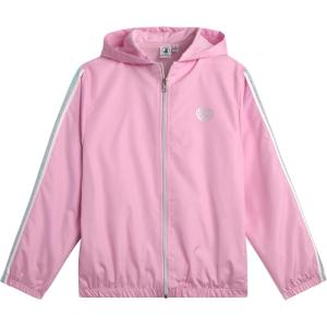 image:imageBody Glove Girls Windbreaker Jacket  Kids Hooded Zip Up Jacket  Wind amp Water Resistant Outerwear Jackets for GirlsLight Pink