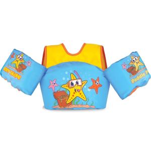 image:imageBody Glove Paddle Pals Learn to Swim Coast Guard Approved Kids Life Jacket PFDStarfish