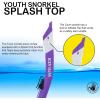 image:imageAquatic Cove Mask Snorkel and Fins Set LargeXLarge with Panoramic View Tempered Glass Silicone Goggle Free Breathing AntiLeak Dry Top Flex Tube for Snorkeling Swimming Scuba Diving SM Pure White
