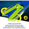 image:imageBody Glove Aquatic  Grape Youth  Mask Snorkel Fins Set  Snorkeling Diving and SwimmingTempered GlassSiliconeFlex TubeSnorkel Dry topSplash Guard LXL