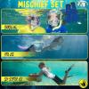 image:imageBody Glove Aquatic Mischief Mask Snorkel and Fins SetBlueLime