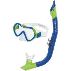 image:imageBody Glove Aquatic  Grape Youth  Mask and Snorkel Combo  Snorkeling Diving and SwimmingAdultTempered GlassSiliconeFlex TubeSnorkel Dry topSplash Guard