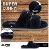 image:imageBody Glove Womens Alpine Slipper  Womens Fur Slipper with Memory Foam Insole House Slippers for Women Womens Home EssentialsBlack