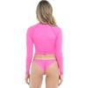 image:imageBody Glove Womens Let It Be Long Sleeve Crop Top Rashguard with UPF 50Sugar Plum