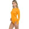 image:imageBody Glove Womens Smoothies Sleek Solid Long Sleeve Rashguard with UPF 50Apricot