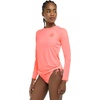 image:imageBody Glove Womens Smoothies Sleek Solid Long Sleeve Rashguard with UPF 50Coral