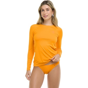 image:imageBody Glove Womens Smoothies Sleek Solid Long Sleeve Rashguard with UPF 50Apricot