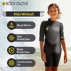 image:imageBody Glove Phoenix 2mm Kids Wetsuit for Boys Girls Neoprene BackZip Short Sleeve Springsuit Size 816 Keep Warm in Cold Water for Water Sports Swimming Surfing Snorkeling DivingBlack