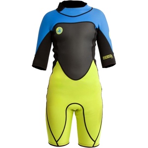 image:imageBody Glove Phoenix 2mm Kids Wetsuit for Boys Girls Neoprene BackZip Short Sleeve Springsuit Size 816 Keep Warm in Cold Water for Water Sports Swimming Surfing Snorkeling DivingBLULIM