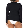 image:imageSmoothies Sleek Solid Long Sleeve RashguardBlack
