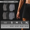 image:imageBody Glove Mens Boxer Briefs Multi Packs Dry Fit Performance Value Underwear Breathable Active Stretch Athletic BoxersBlack  Heather Grey Charcoal Grey