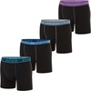 4pk - Black With Contrasting Waistband