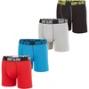 image:imageBody Glove Mens Boxer Briefs Multi Packs Dry Fit Performance Value Underwear Breathable Active Stretch Athletic BoxersRed  Blue  Black and Gray