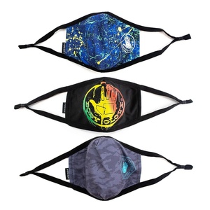 image:imageBody Glove 3Piece Mens Reusable Breathable Face Mask Set Blue Black Camo