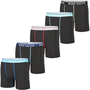 image:imageBody Glove Mens Boxer Briefs Multi Packs Dry Fit Performance Value Underwear Breathable Active Stretch Athletic Boxers5pack BlackMulti