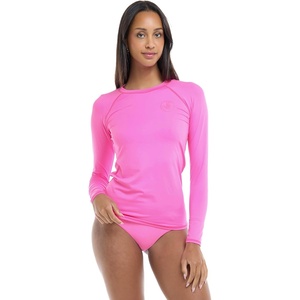 image:imageBody Glove Womens Smoothies Sleek Solid Long Sleeve Rashguard with UPF 50Sugar Plum