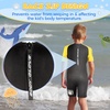 image:imageBody Glove Childs Back Zip Pro 3 Spring Suit Kids Suit Girls Swim Wear Shorty Sleeve Neoprene Open Water Thermal ShortyBlack