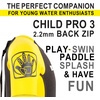 image:imageBody Glove Childs Back Zip Pro 3 Spring Suit Kids Suit Girls Swim Wear Shorty Sleeve Neoprene Open Water Thermal ShortyYELLOWBLACK