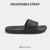 image:imageBody Glove Mens Slides Cushioned Slideon Sandal Slippers with Padded Adjustable StrapBlack