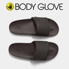 image:imageBody Glove Mens Slides Cushioned Slideon Sandal Slippers with Padded Adjustable StrapMocha Brown