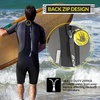 image:imageBody Glove Pro3 Men Shorty Spring Wetsuit 21mm  Back Zip  Quadra Flex 4 Way Stretch  Thermal Lightweight Performance  for Surfing Bodyboarding Swimming Snorkeling and Scuba DivingBlack