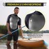 image:imageBody Glove Pro3 Men Shorty Spring Wetsuit 21mm  Back Zip  Quadra Flex 4 Way Stretch  Thermal Lightweight Performance  for Surfing Bodyboarding Swimming Snorkeling and Scuba DivingBlack