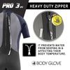image:imageBody Glove Pro3 Men Shorty Spring Wetsuit 21mm  Back Zip  Quadra Flex 4 Way Stretch  Thermal Lightweight Performance  for Surfing Bodyboarding Swimming Snorkeling and Scuba DivingBlack