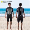image:imageBody Glove Pro3 Men Shorty Spring Wetsuit 21mm  Back Zip  Quadra Flex 4 Way Stretch  Thermal Lightweight Performance  for Surfing Bodyboarding Swimming Snorkeling and Scuba DivingBlack