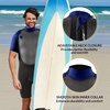image:imageBody Glove Pro3 Men Shorty Spring Wetsuit 21mm  Back Zip  Quadra Flex 4 Way Stretch  Thermal Lightweight Performance  for Surfing Bodyboarding Swimming Snorkeling and Scuba DivingNavy