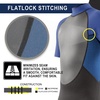 image:imageBody Glove Pro3 Men Shorty Spring Wetsuit 21mm  Back Zip  Quadra Flex 4 Way Stretch  Thermal Lightweight Performance  for Surfing Bodyboarding Swimming Snorkeling and Scuba DivingNavy